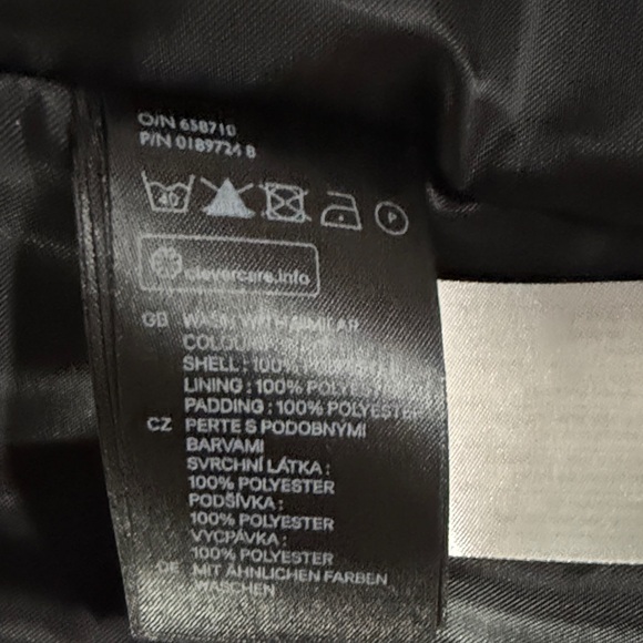 H&M Olive Quilted Bomber Jacket, Size 40R - Picture 6 of 7